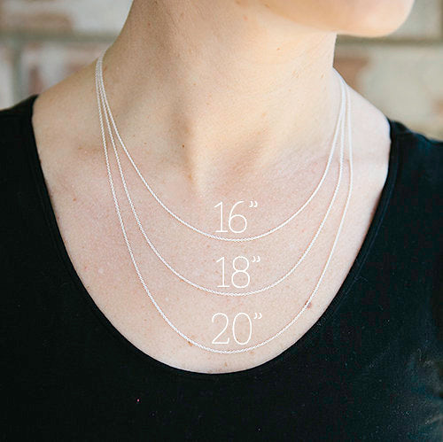 9mm Circle Charm Necklace