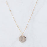 Satellite Circle Charm Necklace