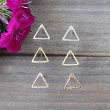 Open Triangle Earrings