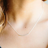 Trendy Tube Necklace/ Great for Layering