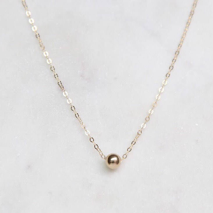 Single Bead Necklace