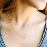 Circle Ring Necklace