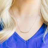 Trendy Tube Necklace/ Great for Layering