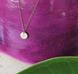 9mm Circle Charm Necklace