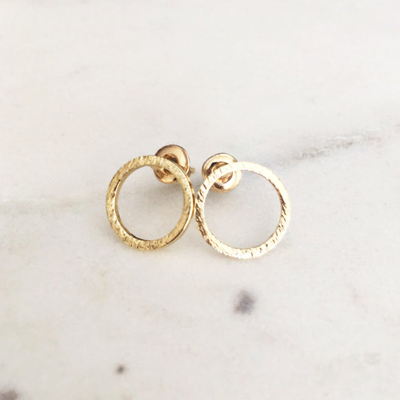 Open Circle Earrings