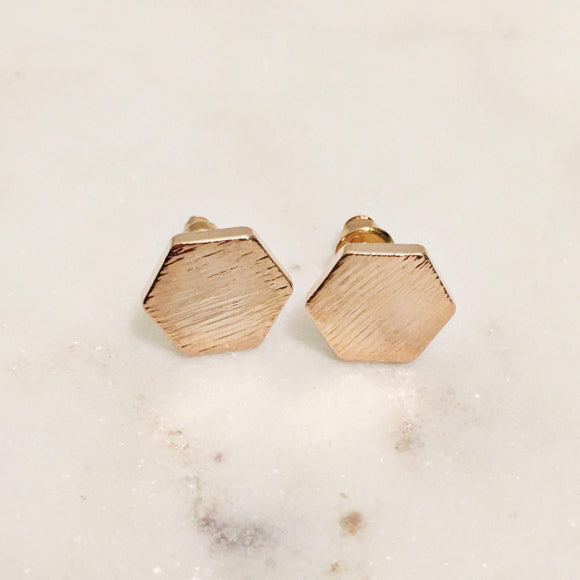 Closed Hexagons Earrings