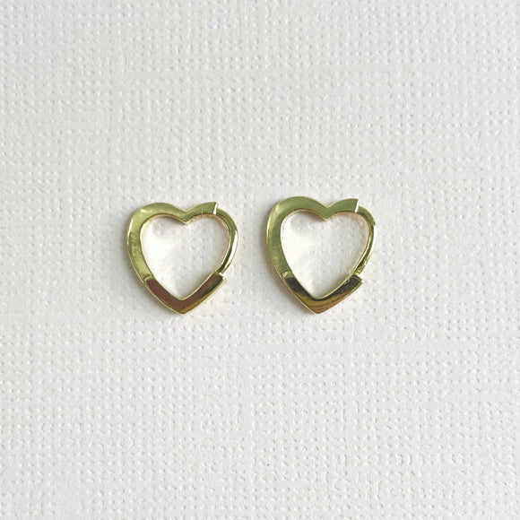Heart shaped Hoops