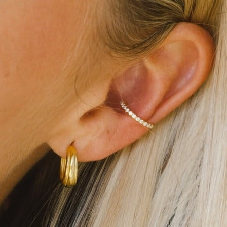 Faux Dimond Ear Cuff