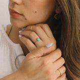 Medium Turquoise Ring 8mm