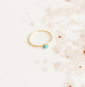 Small Turquoise Ring (4mm)