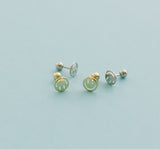 Smiley Face Screw Back Earrings